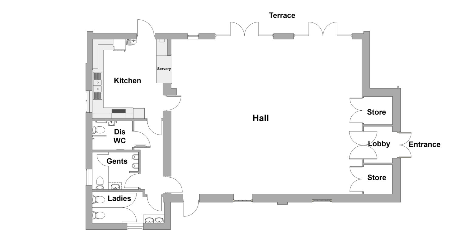 Community Hall Floor Plan